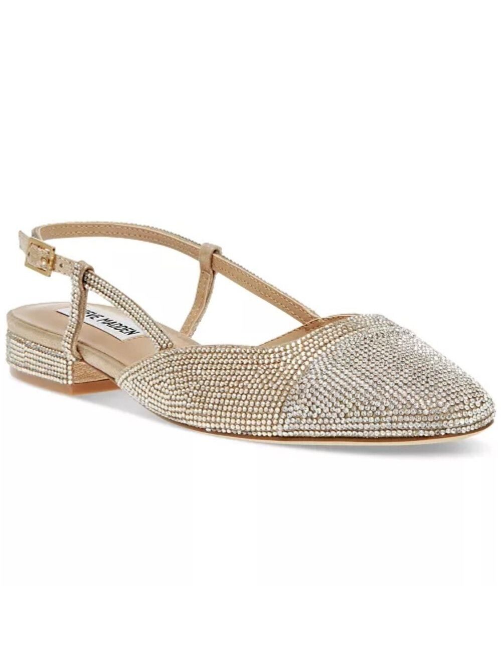 Steve Madden Belinda-R Embellished Slingback Flats Size 7